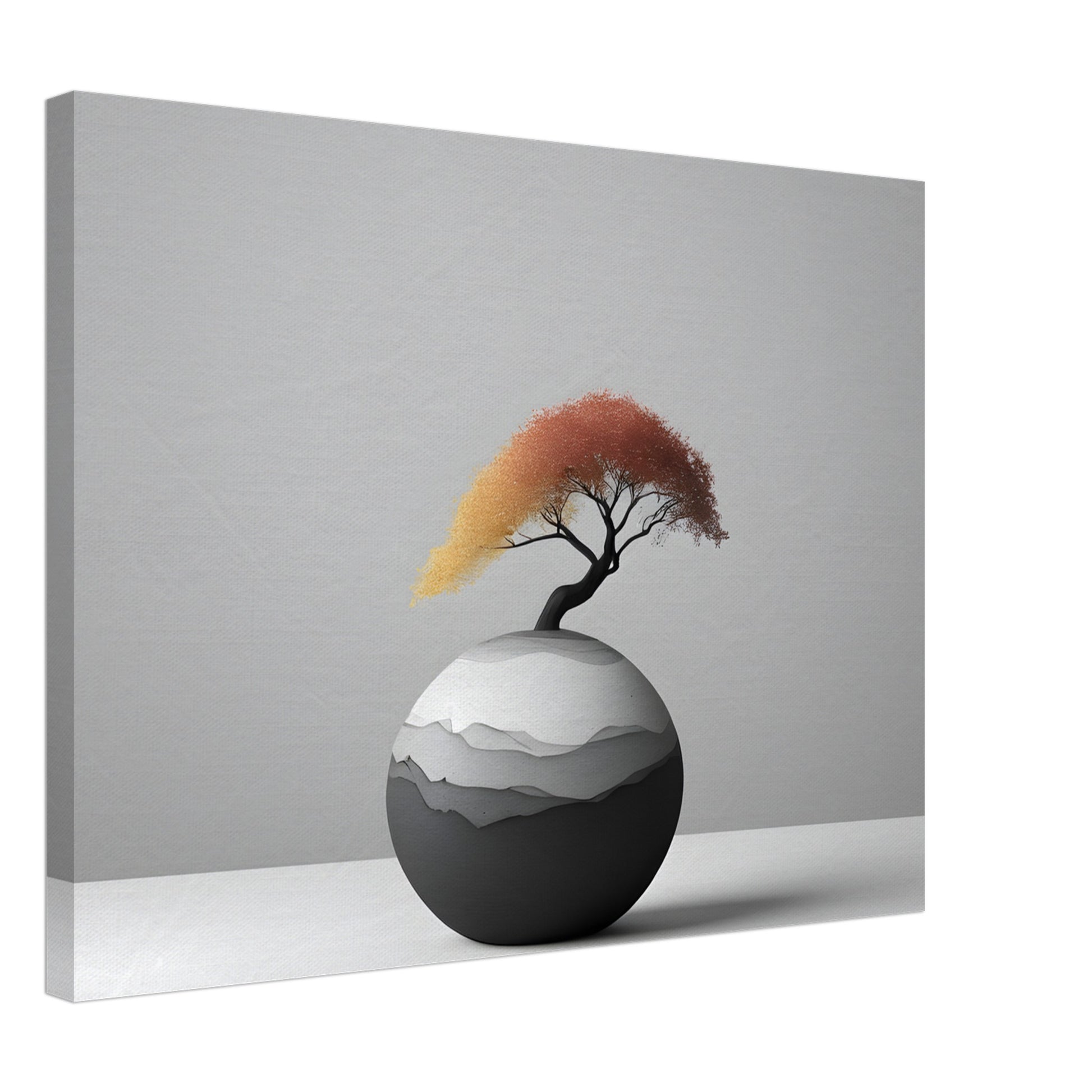 Stunning Minimalist Abstract Wall Art with Tree Design