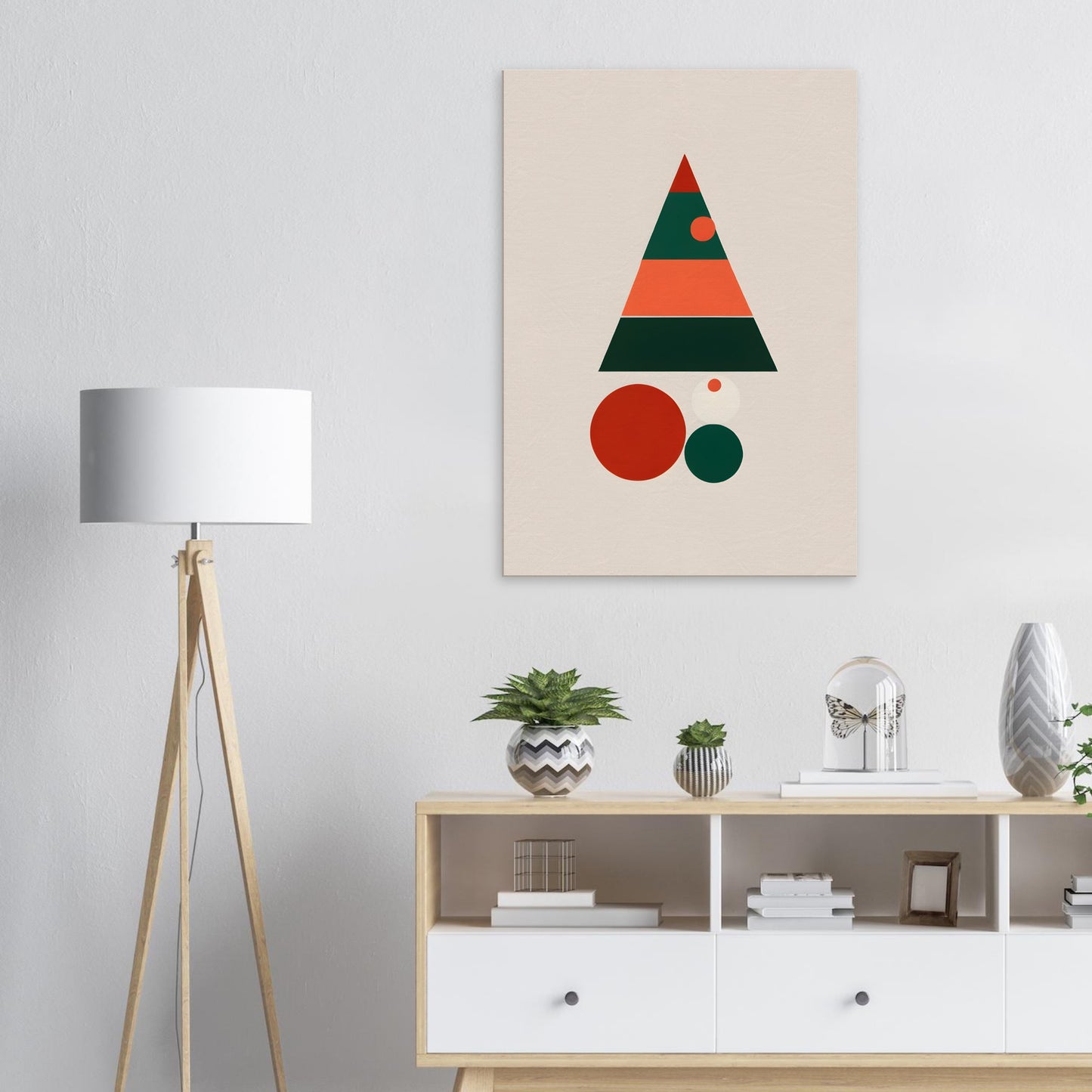 Festive Essence - Minimalist Christmas Wall Art