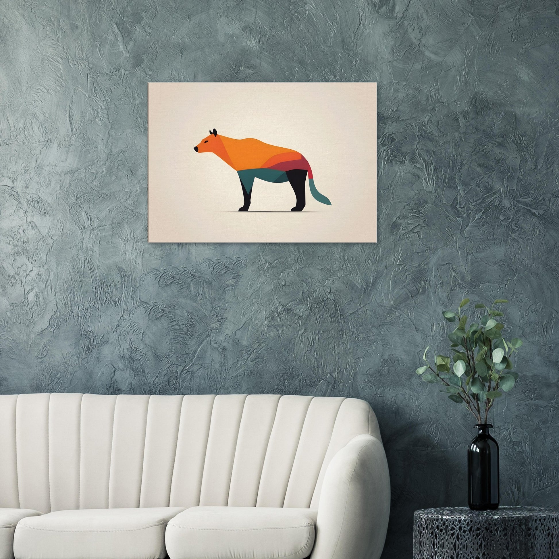 Harmony - Vibrant Abstract Animal Canvas Art