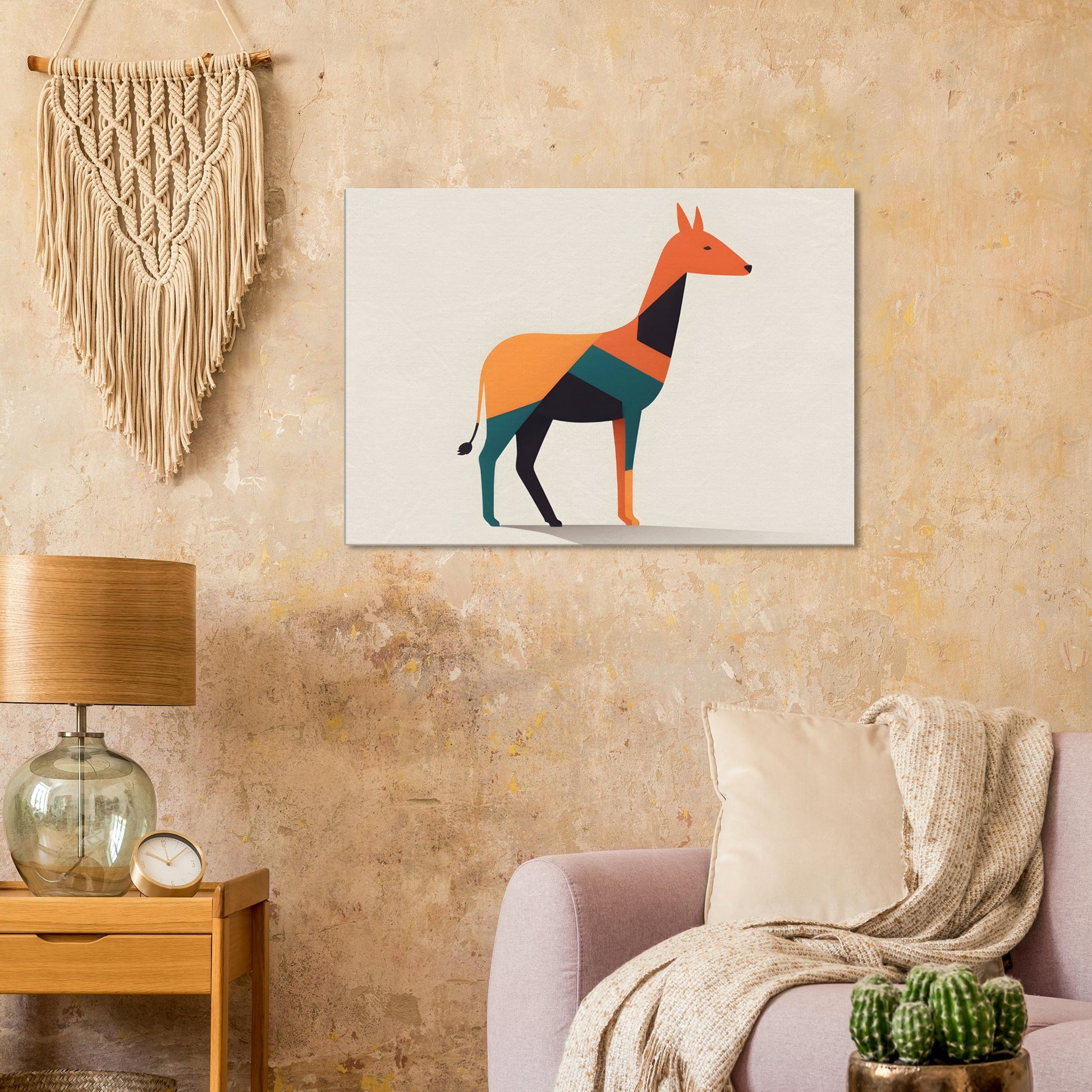 Harmony - Minimalist Abstract Animal Art for Modern Spaces