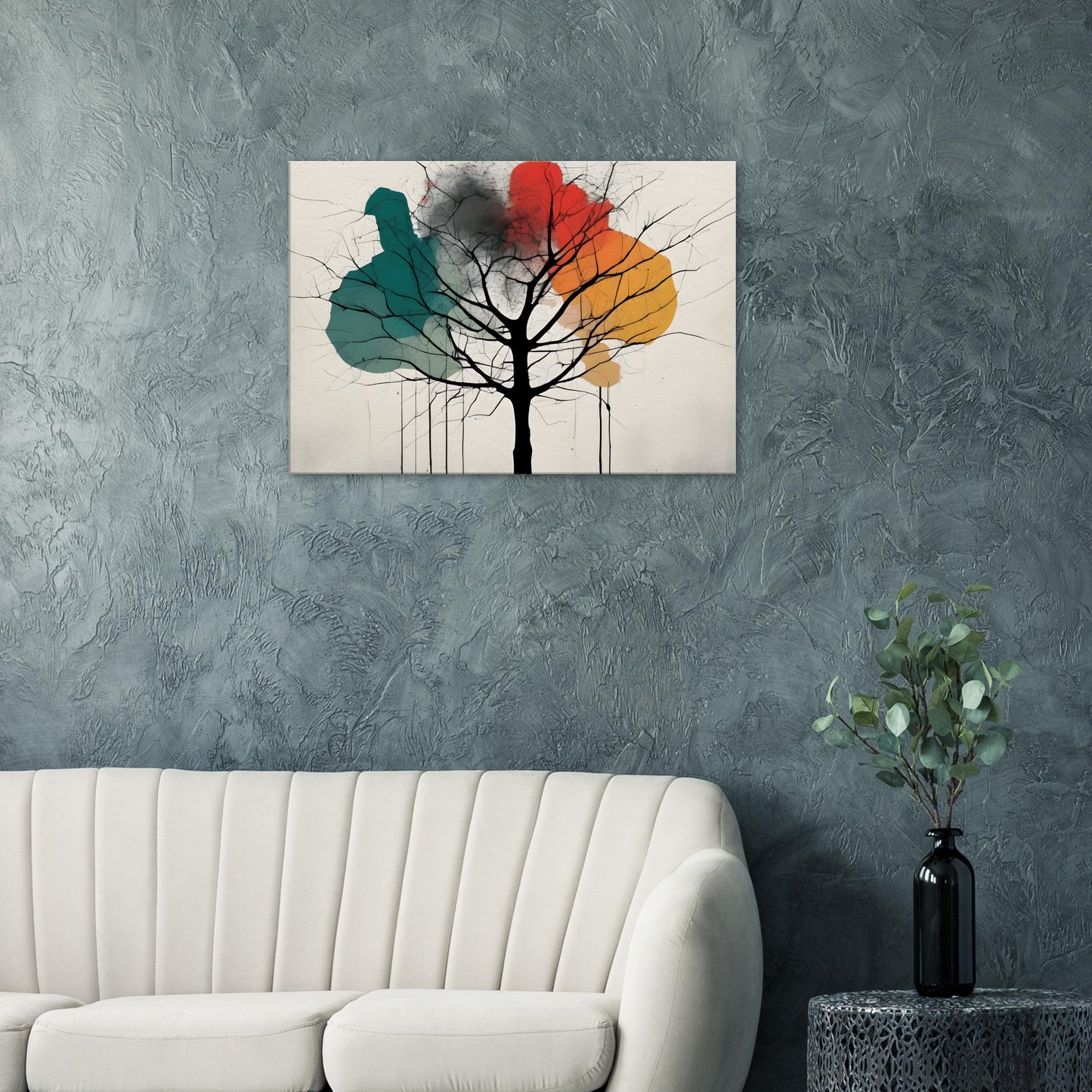 Tree Tranquility - Minimalist Abstract Wall Art