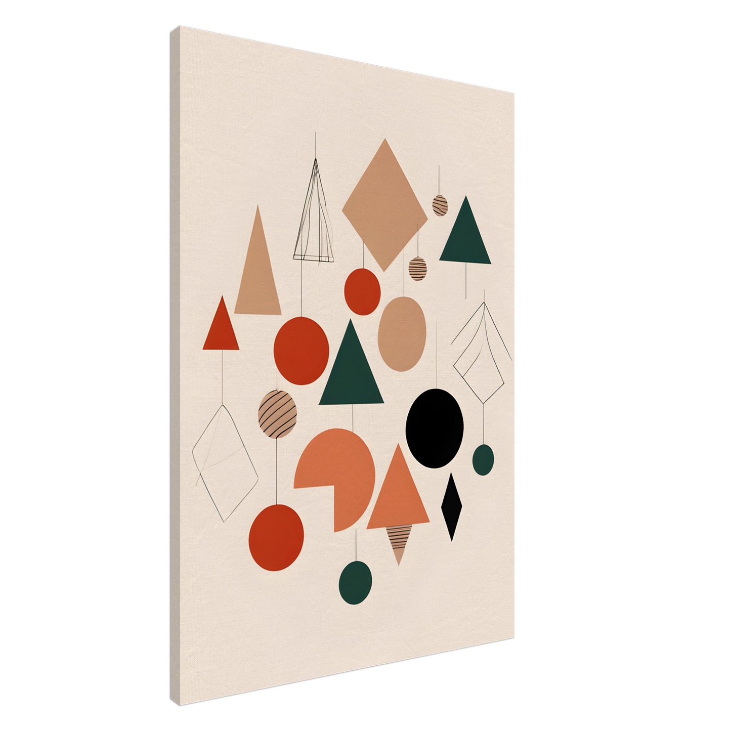 Pine Tree Dreams - Abstract Christmas Wall Art