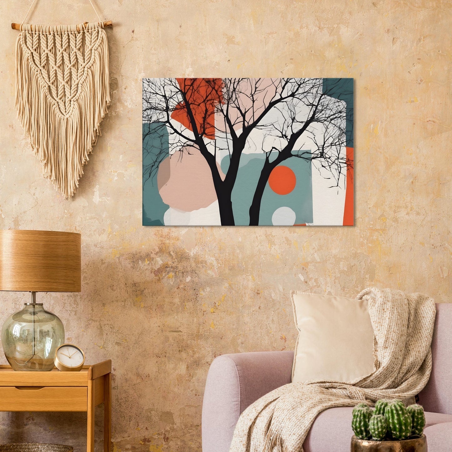 Whisper Trees Minimalist Abstract Wall Art