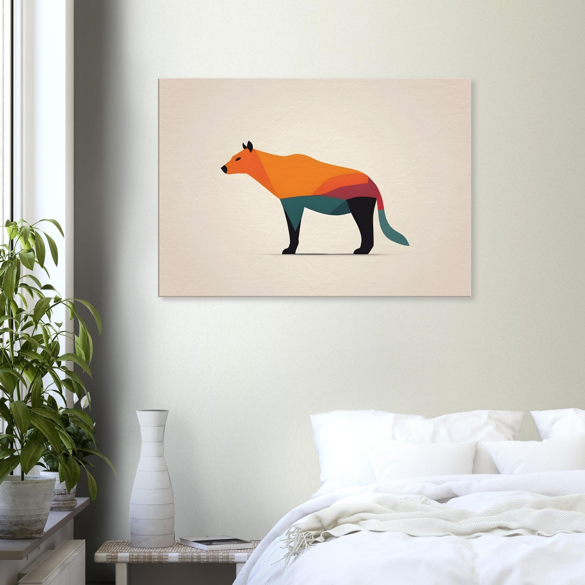 Harmony - Vibrant Abstract Animal Canvas Art