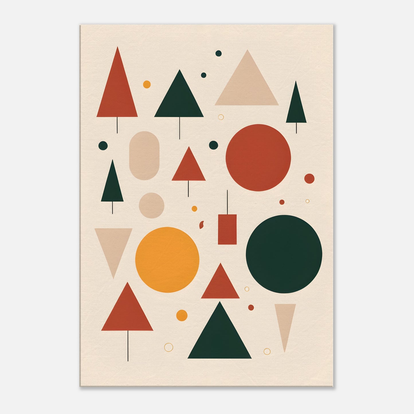 Nature* Harmony - Minimalist Christmas Canvas Art