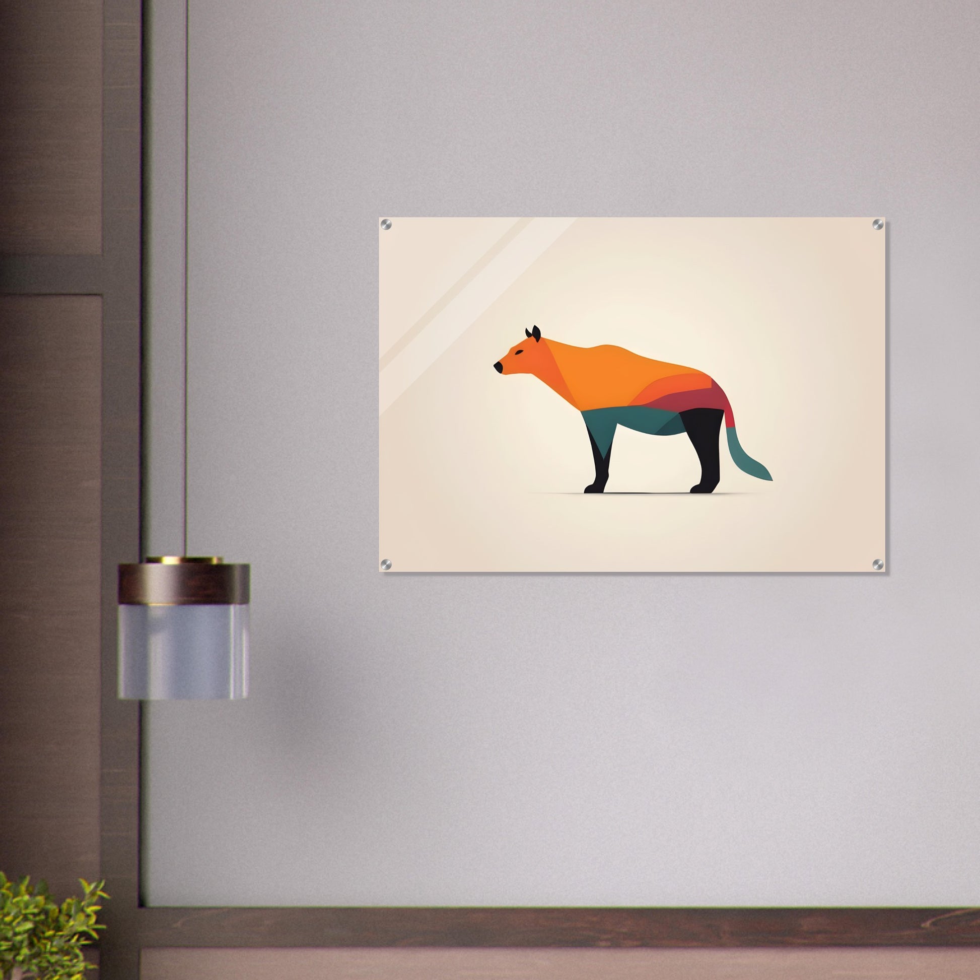 Wild Harmony - Minimalist Acrylic Wall Art for Nature Lovers