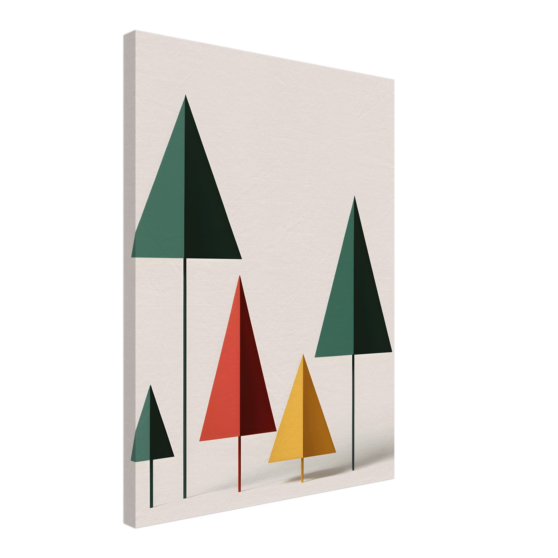 Ethereal Forest - Minimalist Christmas Abstract Art