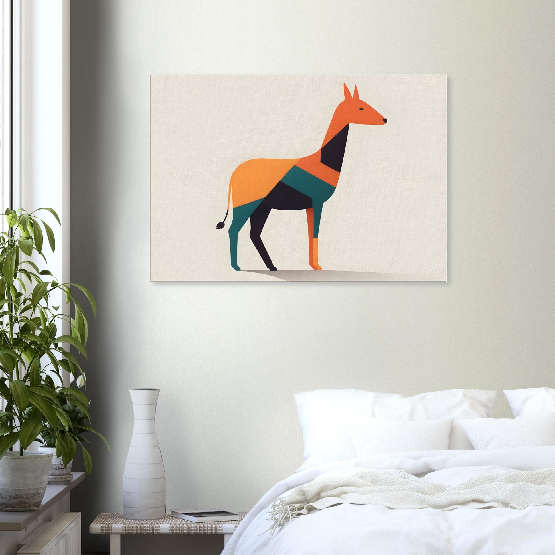 Harmony - Minimalist Abstract Animal Art for Modern Spaces