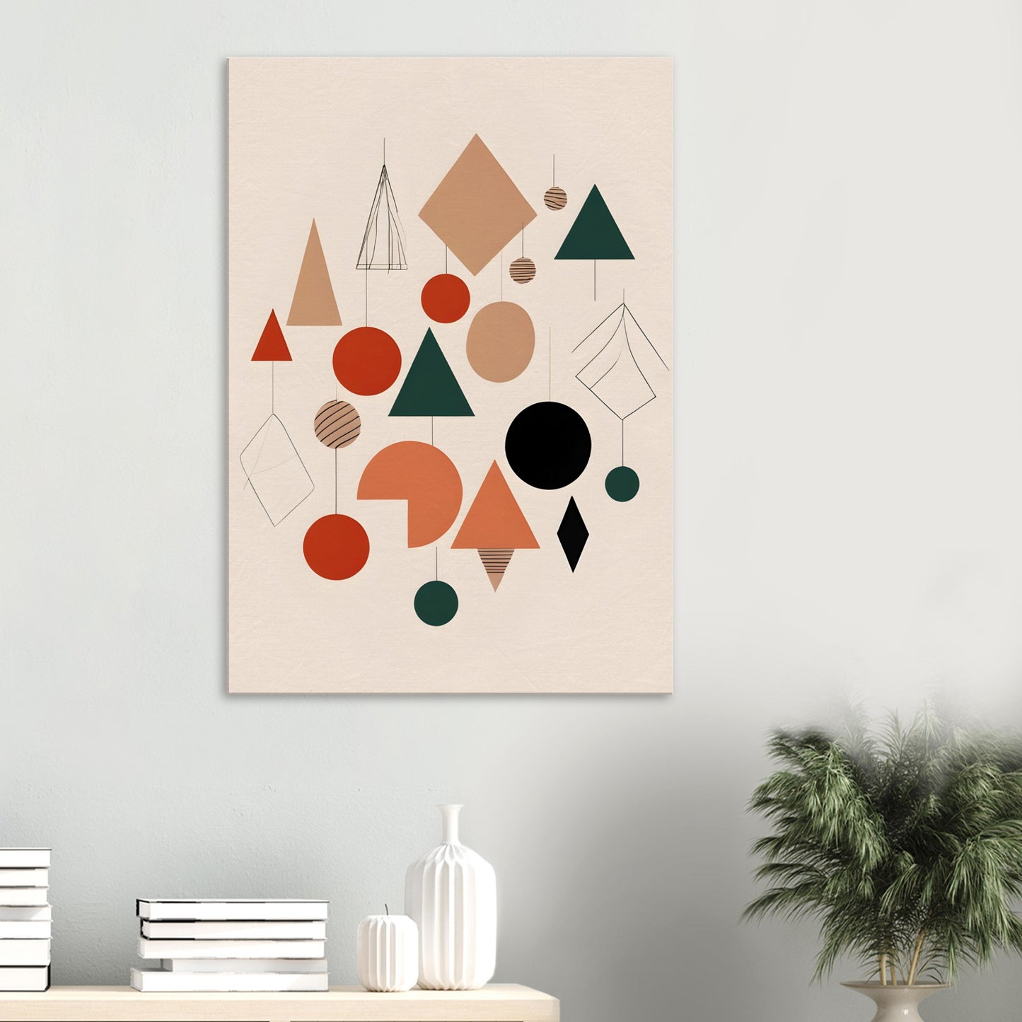 Pine Tree Dreams - Abstract Christmas Wall Art