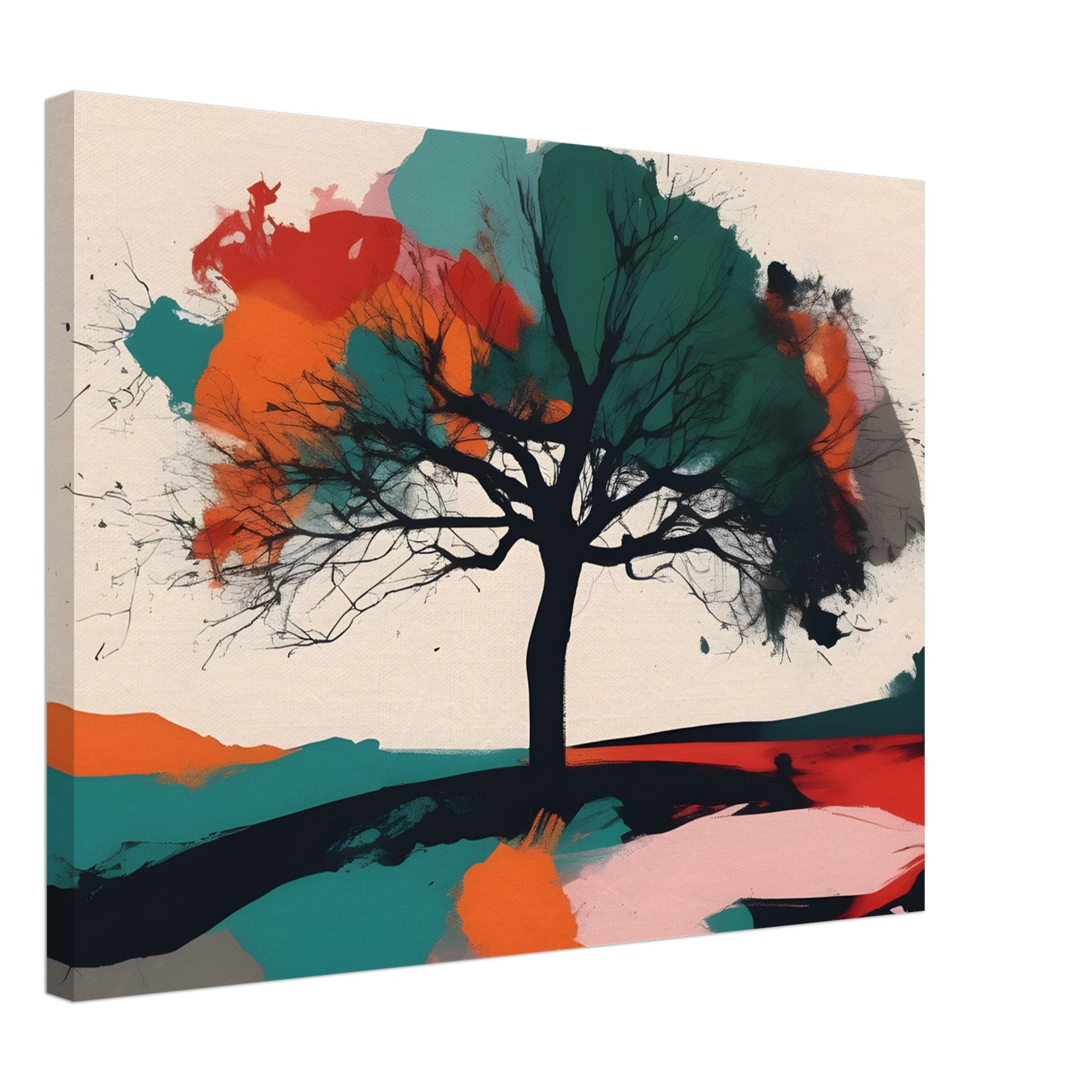 Tree of Serenity - Minimalist Abstract Wall Art