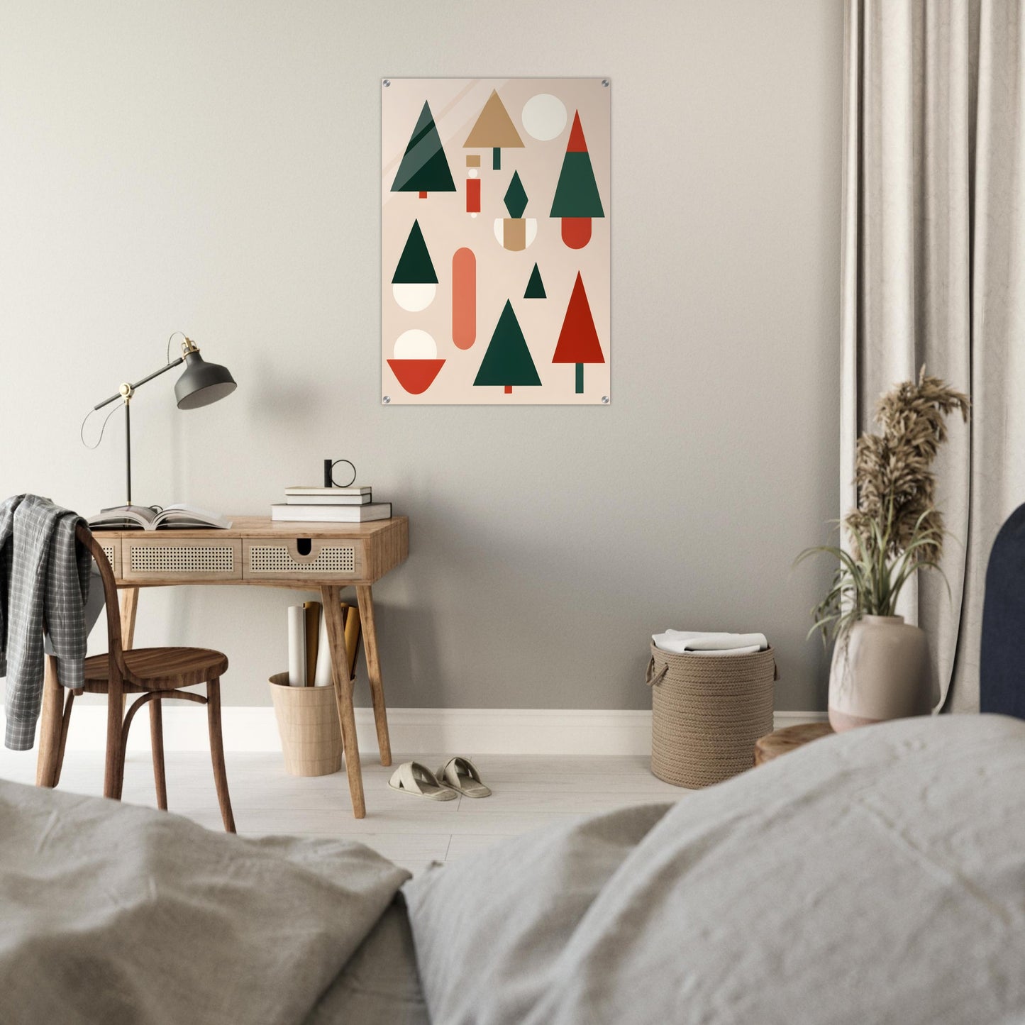 Minimalist Christmas - Abstract Holiday Wall Art