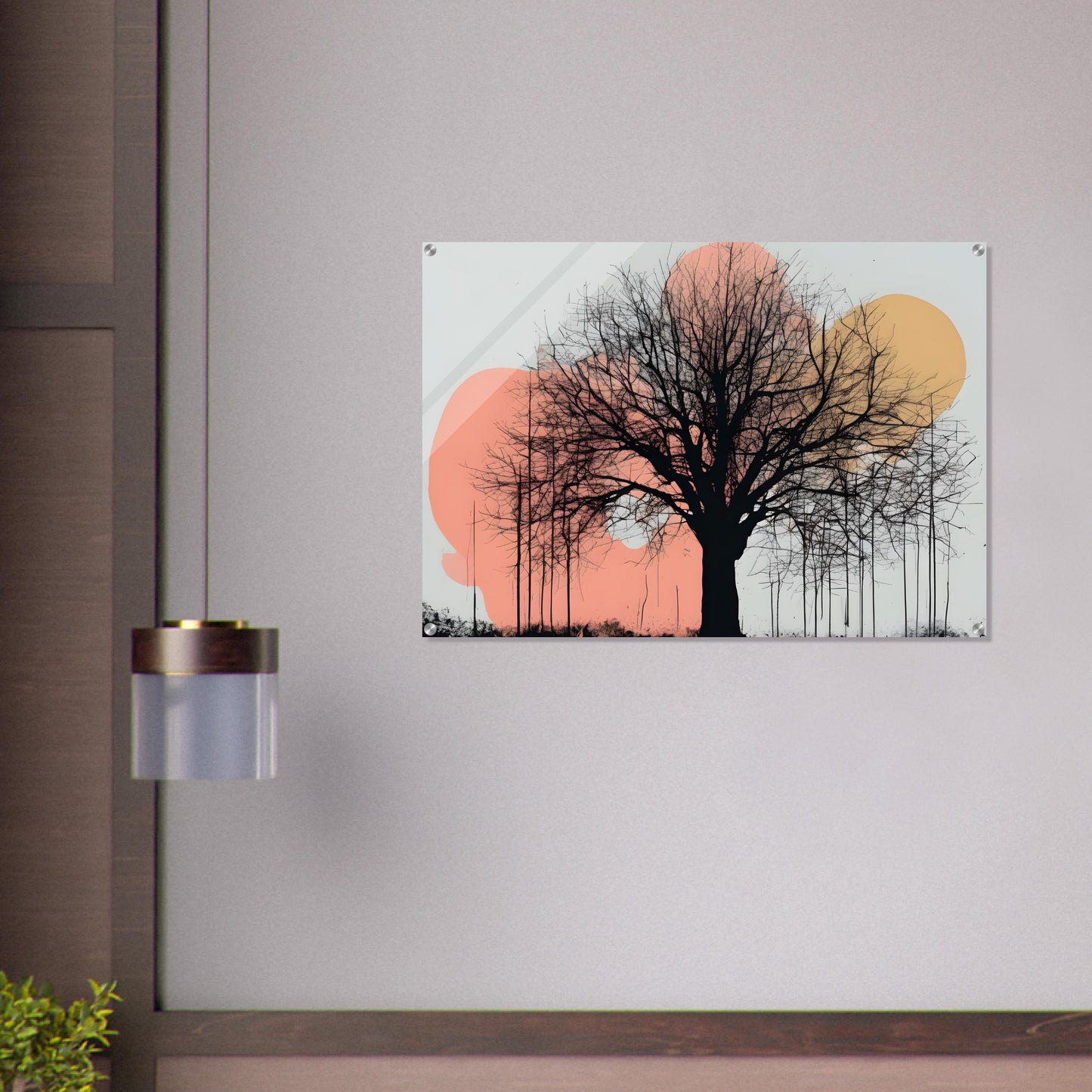 Silhouette Serenity - Minimalist Abstract Wall Art