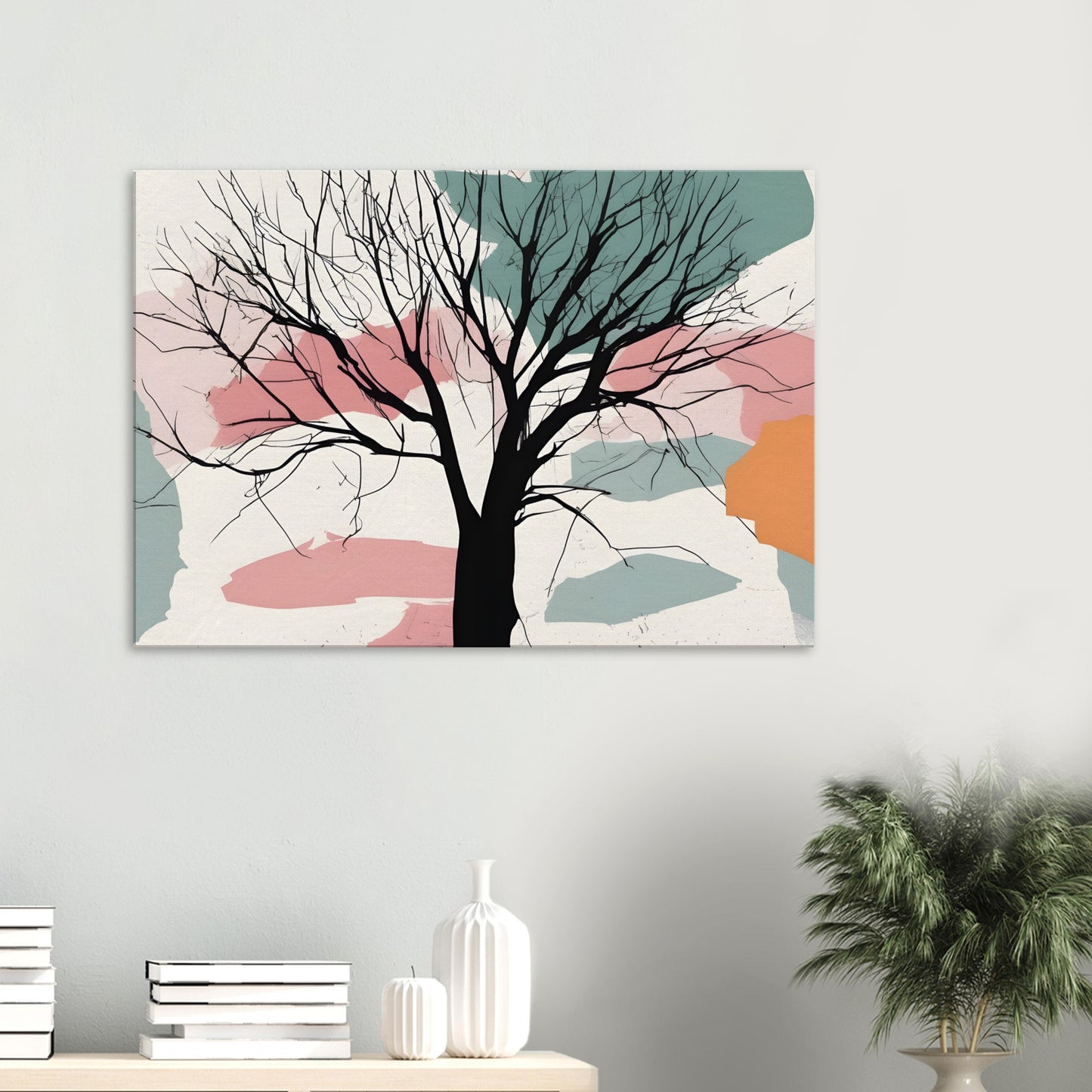 Tree Silhouette | Minimalist Abstract Wall Art