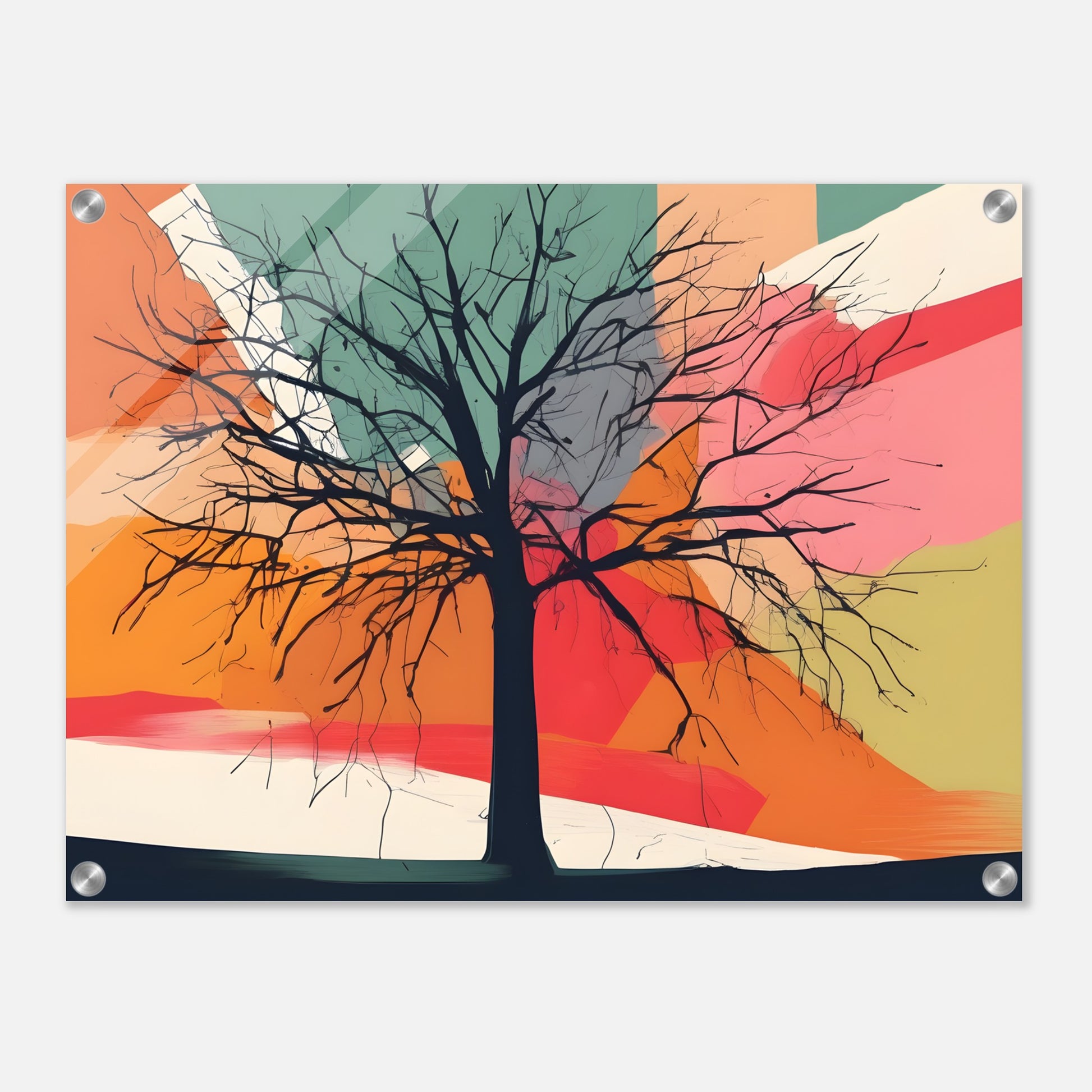 Ethereal Tree - A Minimalist Abstract Wall Art Print