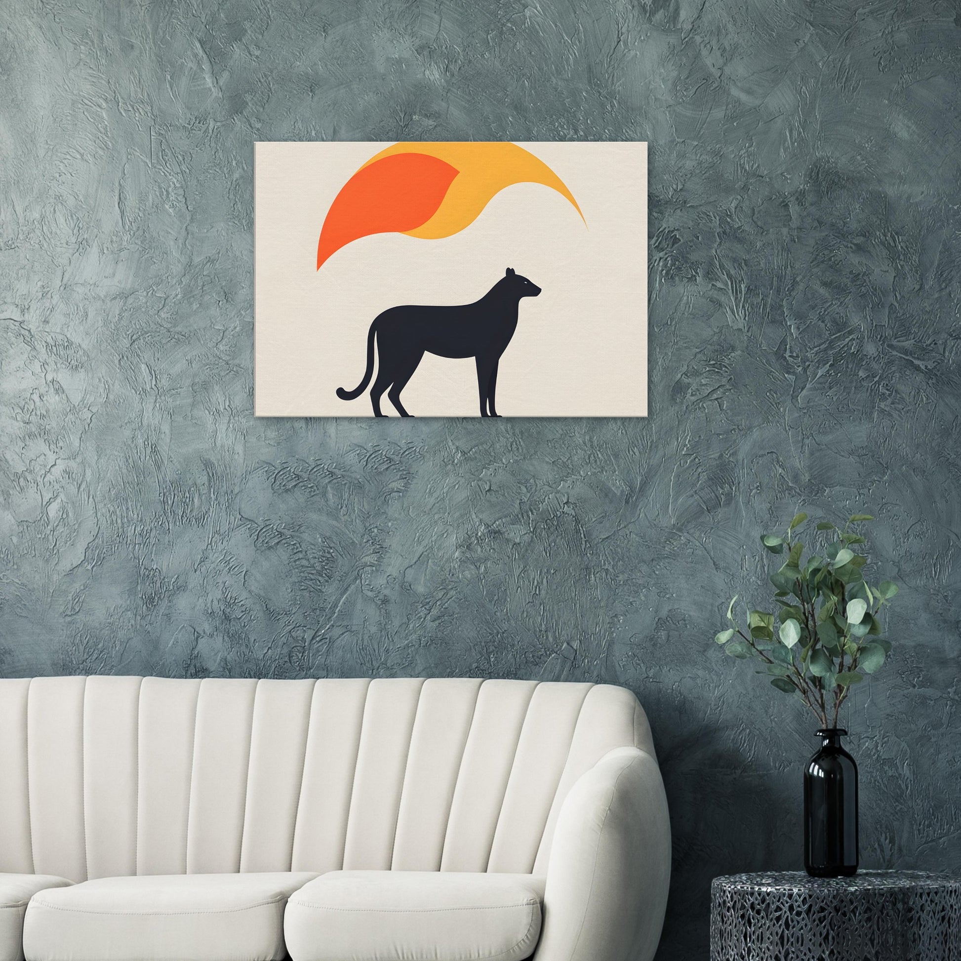 Silhouette Harmony - Minimalist Abstract Wall Art for Modern Decor