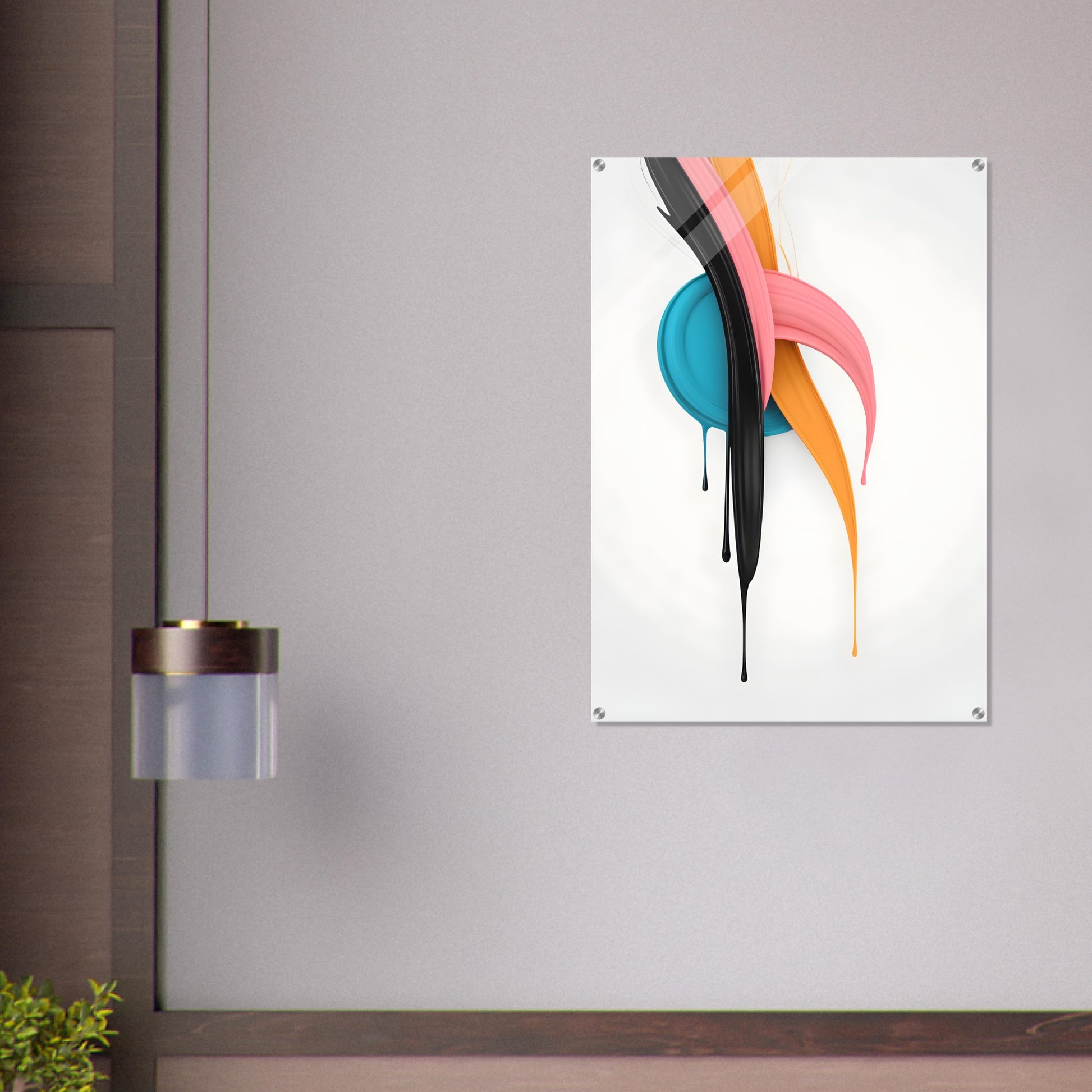 Vibrant Minimalist Abstract Wall Art for Modern Spaces