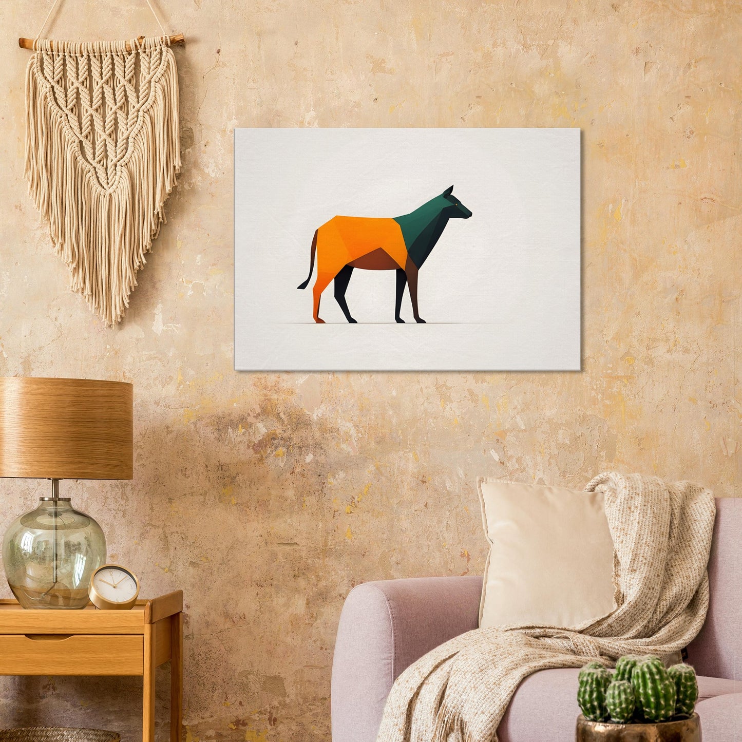 Abstract Canine - Modern Minimalist Art for Home Decor