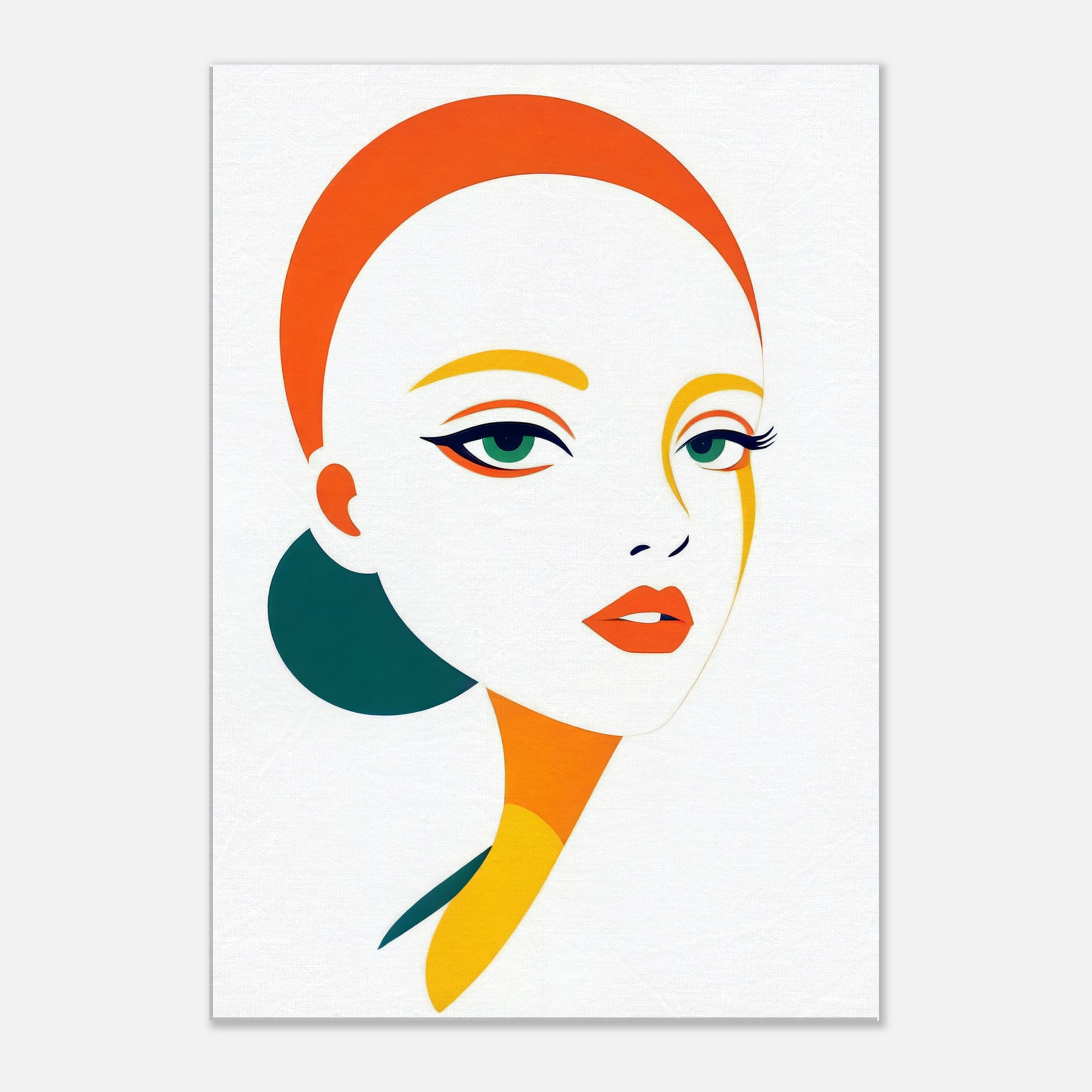 Serene Muse - Minimalist Abstract Art Print for Modern Spaces