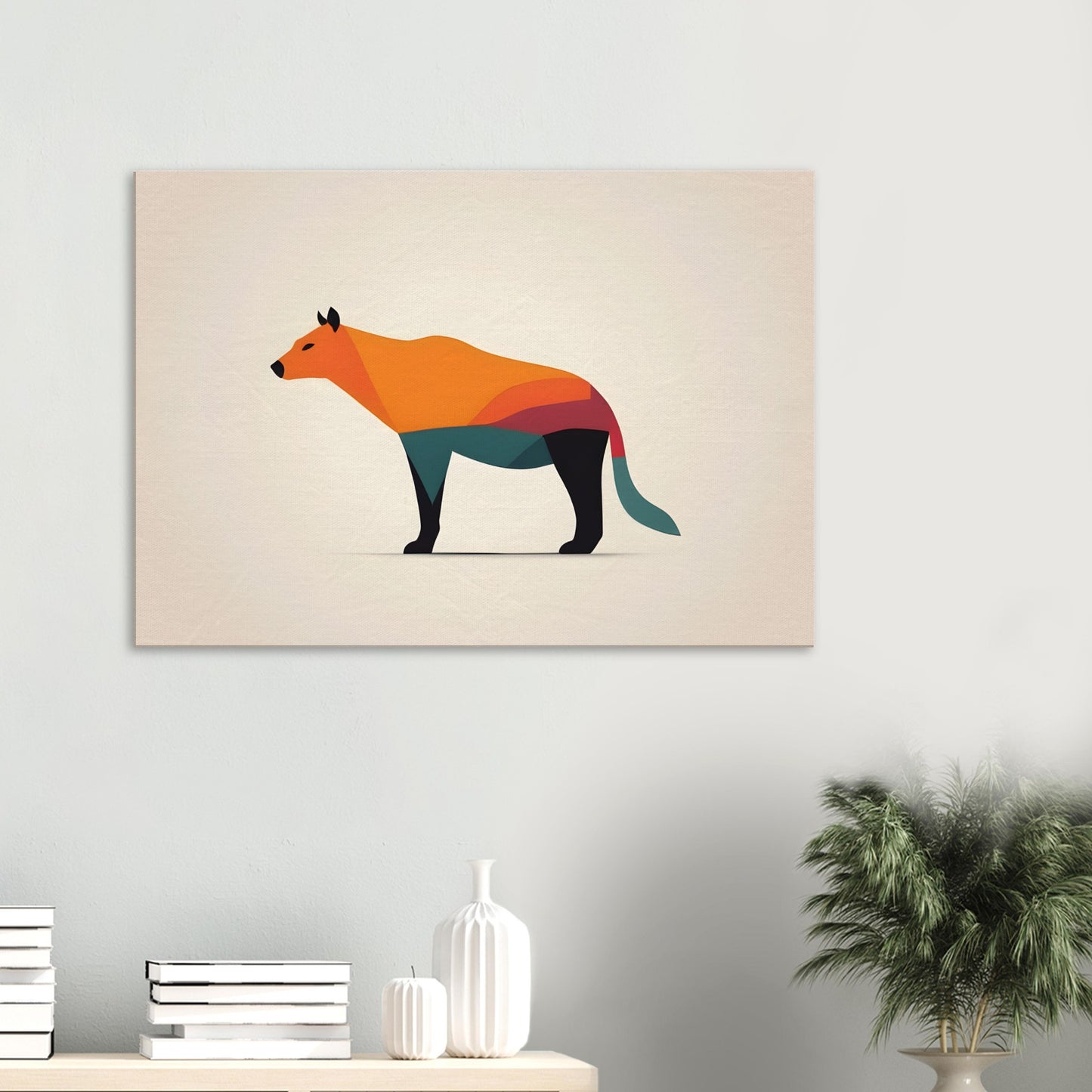 Harmony - Vibrant Abstract Animal Canvas Art