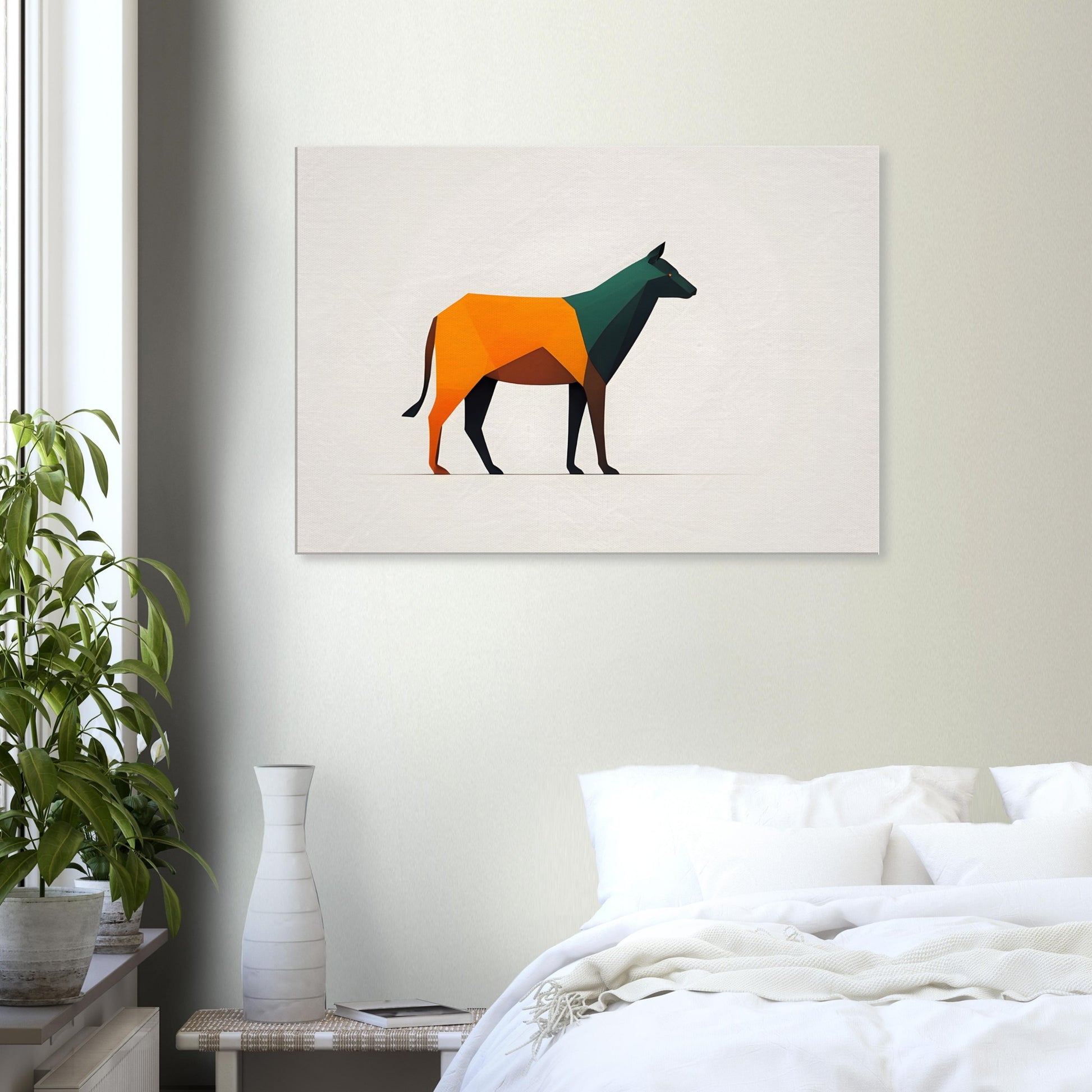 Abstract Canine - Modern Minimalist Art for Home Decor