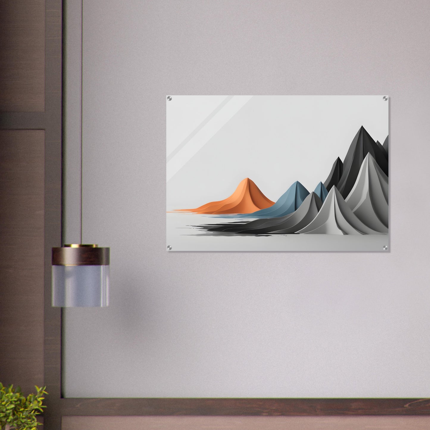 Stunning Minimalist Abstract Acrylic Print for Modern Spaces