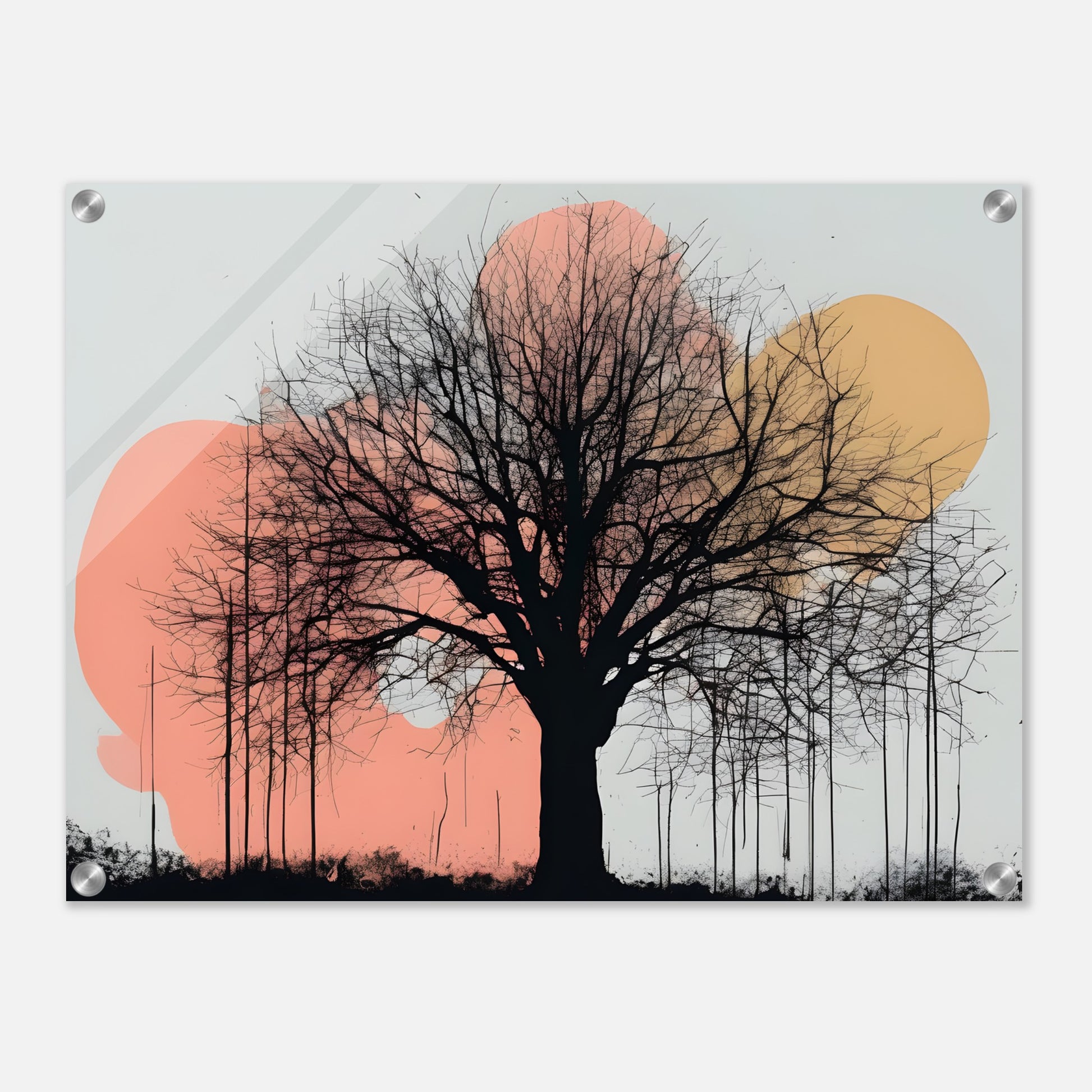 Silhouette Serenity - Minimalist Abstract Wall Art