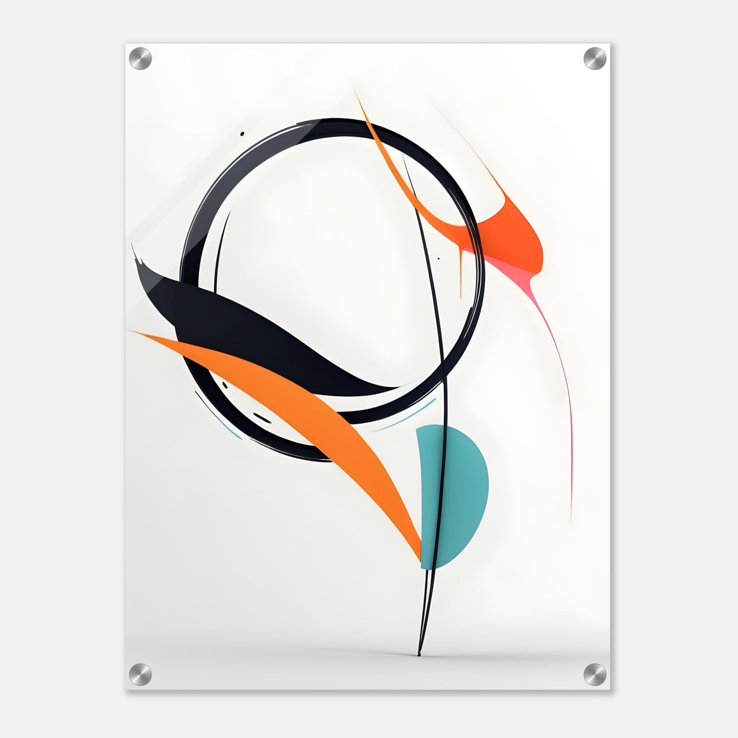 Vibrant Minimalist Abstract Wall Art Acrylic Print