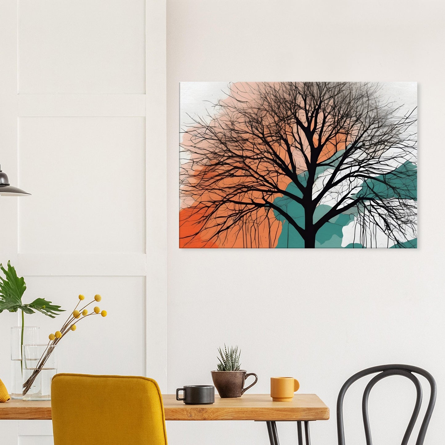 Whispering Tree - Minimalist Abstract Wall Art for Home