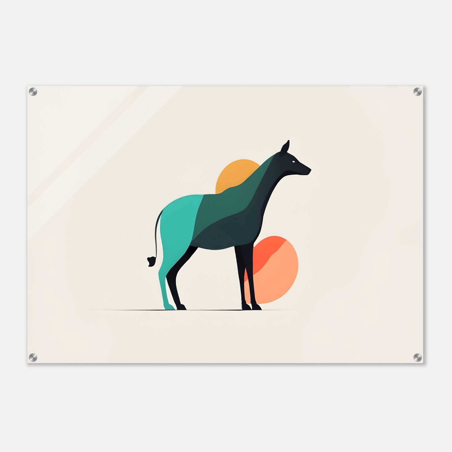 Elegance in Shape - Minimalist Abstract Animal Wall Art