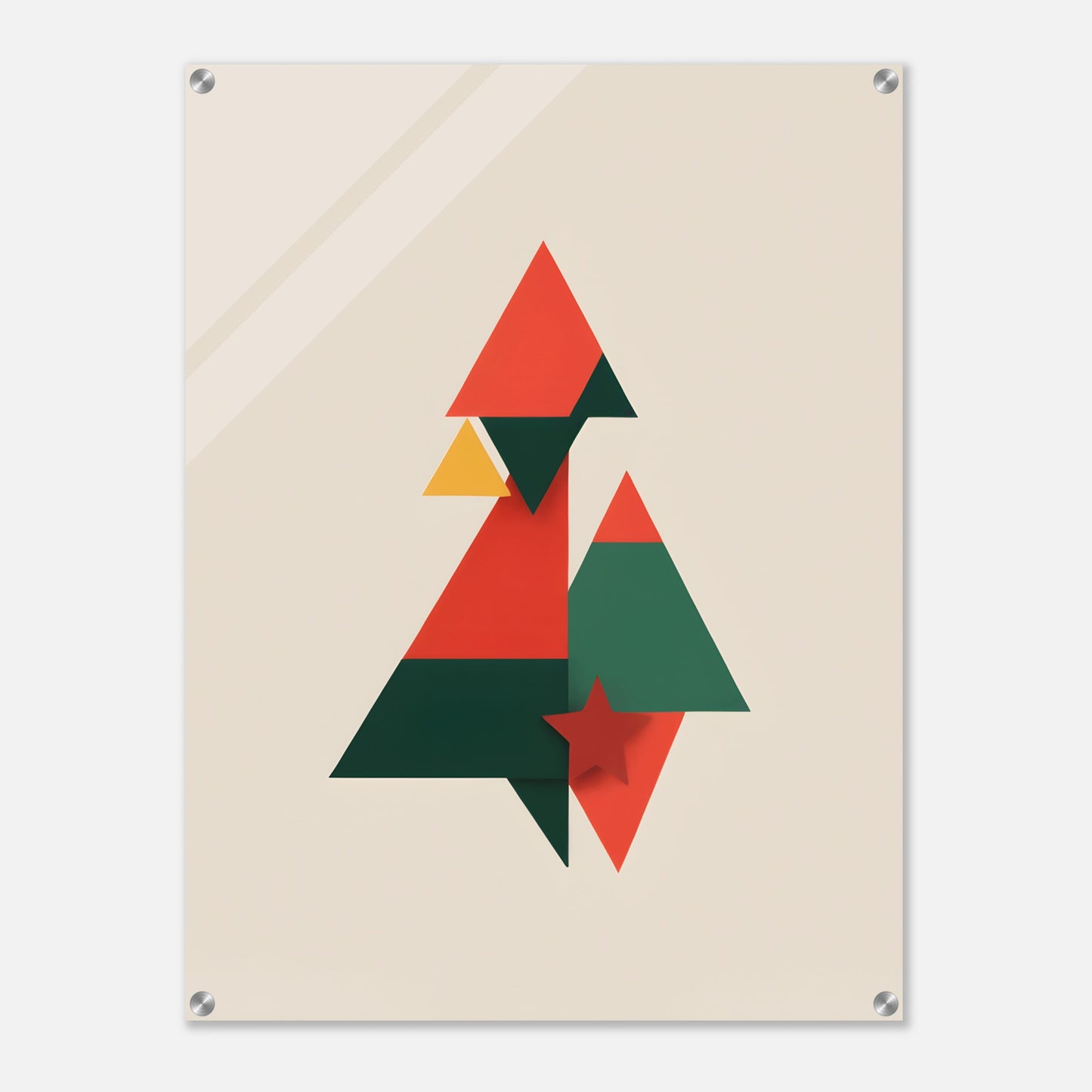 Holiday Harmony - Minimalist Abstract Christmas Art