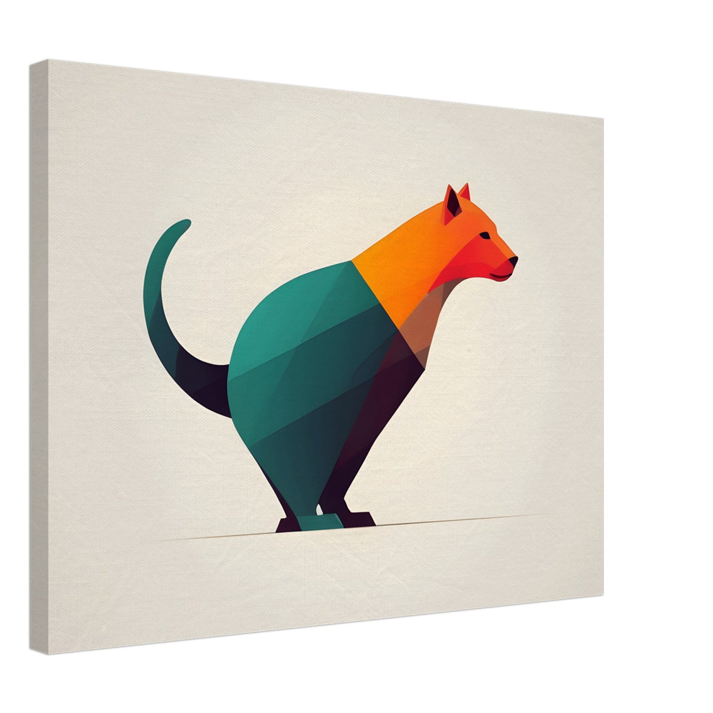 Harmony - Minimalist Abstract Animal Art for Home Decor