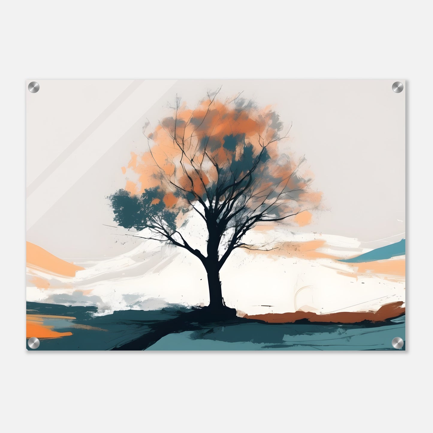 Tree Tranquility Abstract Wall Art