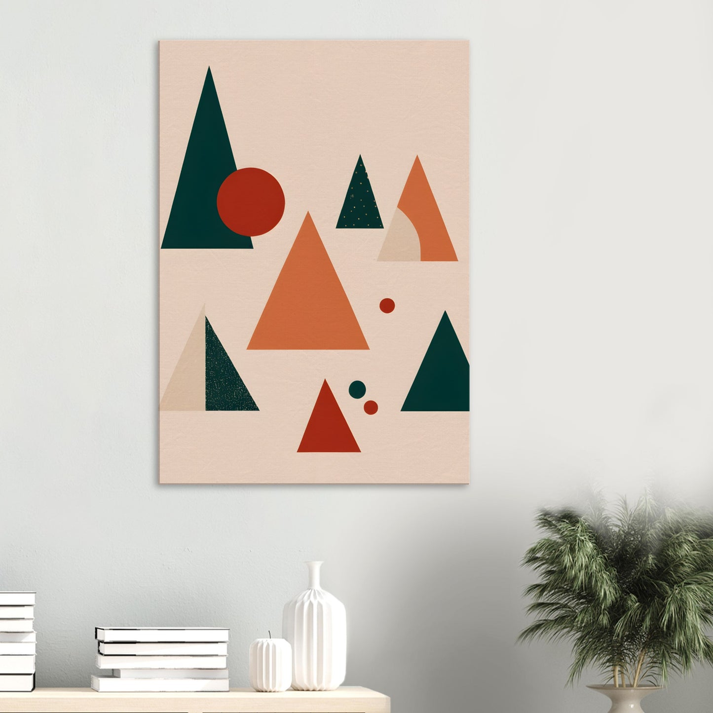 Harmony - Minimalist Abstract Christmas Wall Art Decor