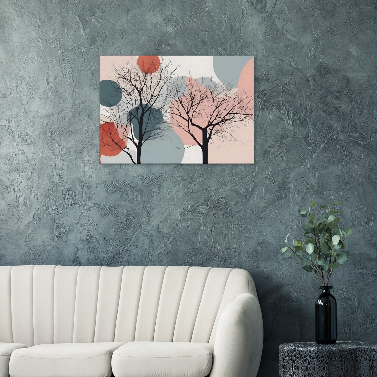 Silhouette Serenity: Minimalist Abstract Wall Art