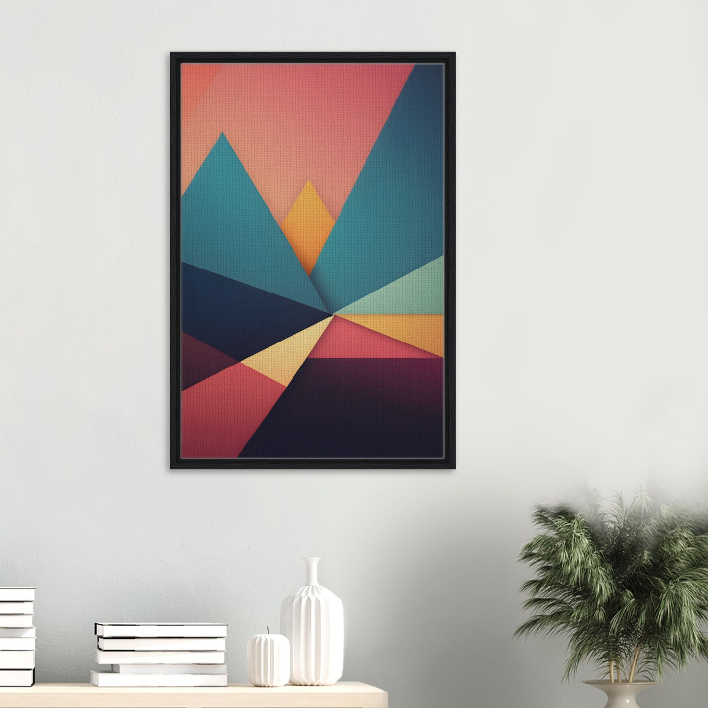 Peaks of Serenity: Stunning Canvas Vertical Wall Art