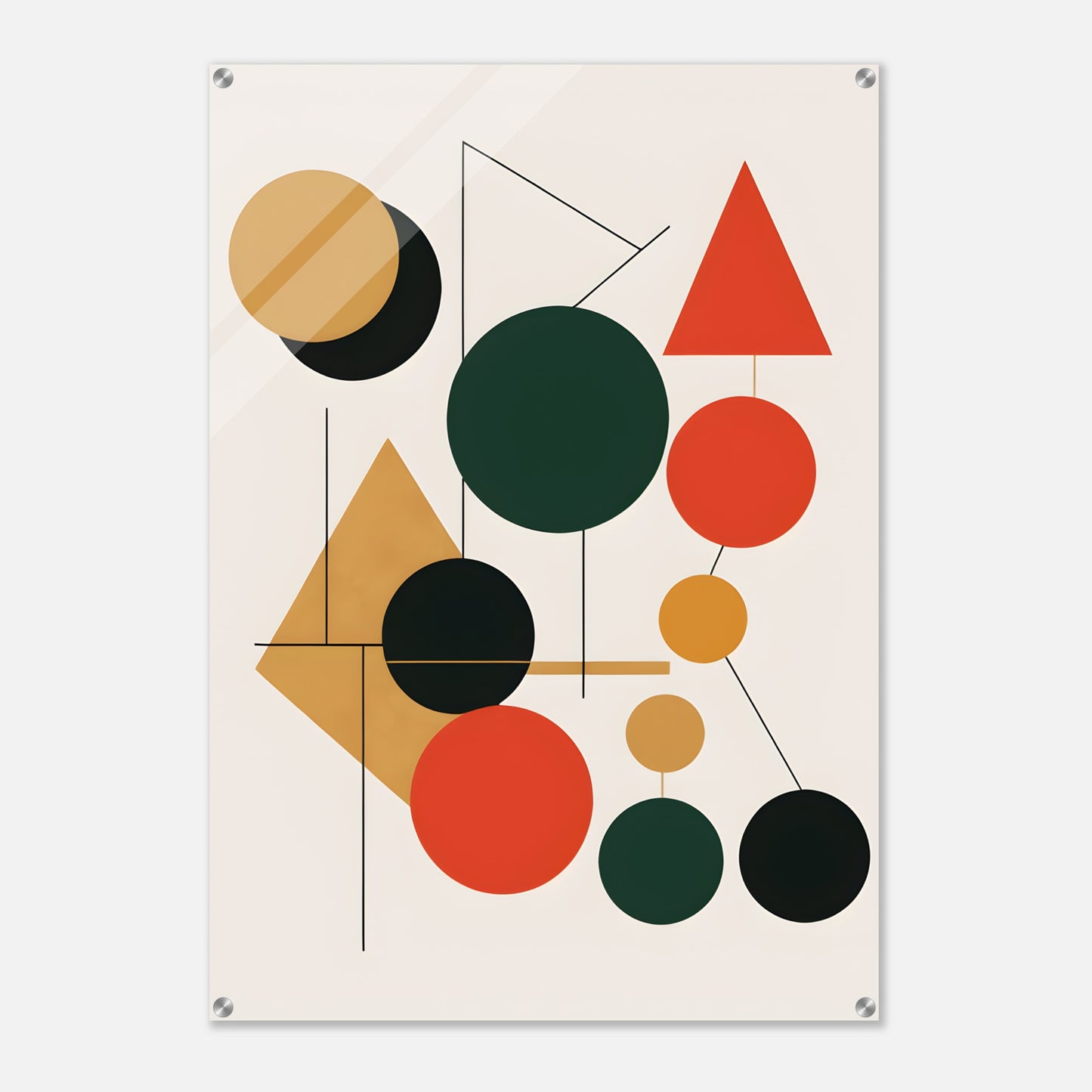 Harmony - Minimalist Abstract Christmas Wall Art