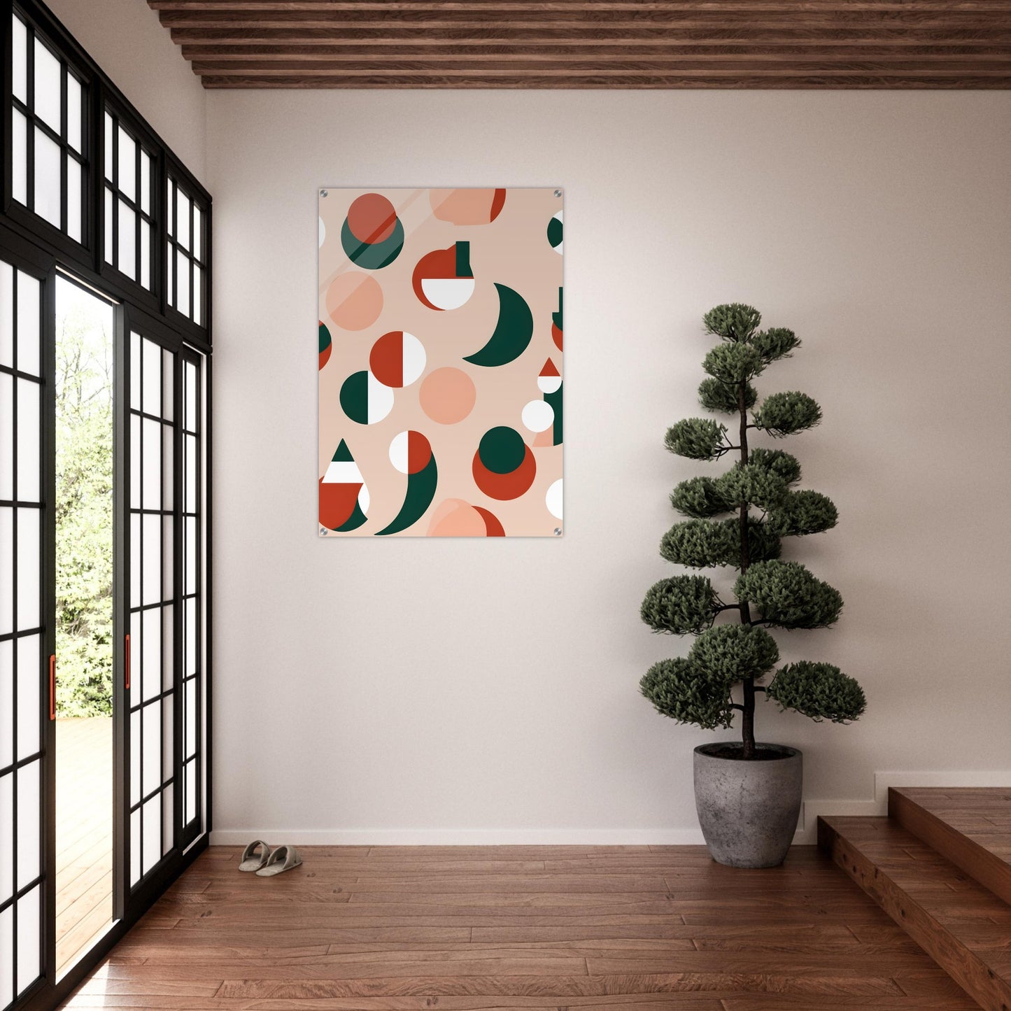 Harmony - Minimalist Christmas Abstract Art for Modern Decor