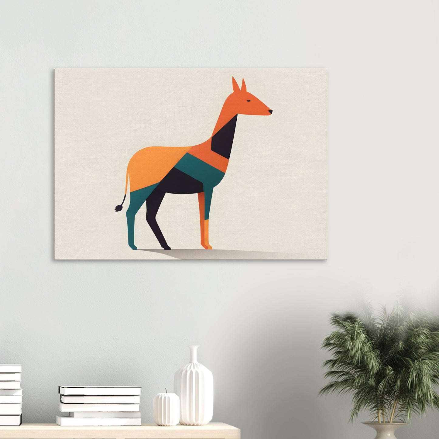 Harmony - Minimalist Abstract Animal Art for Modern Spaces