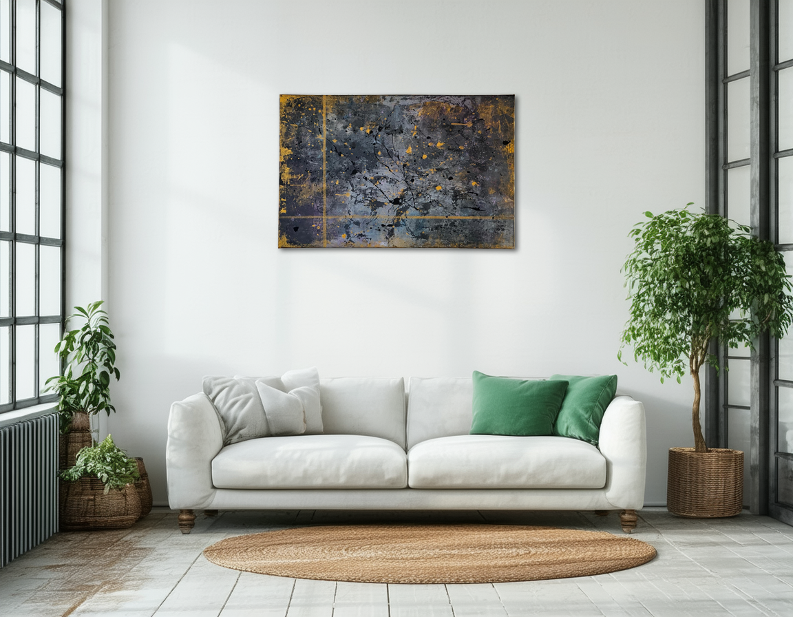 Original Painting Canvas, Modern Artwork hanging on the wall